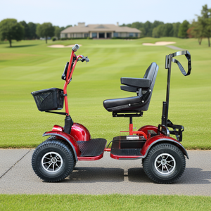 KALOSSE J08 <span class=keywords><strong>Voiturette</strong></span> de golf/buggy pour 1 personne handicapée, moteur 1000W, avec contrôleur Curtis, cadre en acier, batterie au lithium rechargeable 24V - Product Image 5