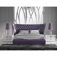 Ensembles de meubles de chambre à coucher King Size, luxe royal, cadre de lit Queen Size avec têtes de lit, ensemble de meubles de chambre à coucher, luxe italien