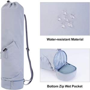 Échantillon gratuit 2025 nouvelle mode sac de voyage sport loisirs sac polochon hommes PU étanche Fitness sac femmes Portable Yoga - Product Image 2