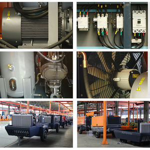 電動エアコンプレッサーポータブルスクリューモバイルマイニングAPCOM 18bar 425CFM 150hp 110kwポータブルスクリューエアコンプレッサー - Product Image 5