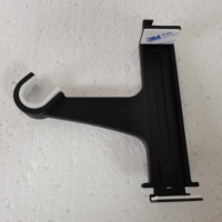 Support de tringle à rideau en alliage d'aluminium de style français Accessoires de tringle à rideau Support sans perforation