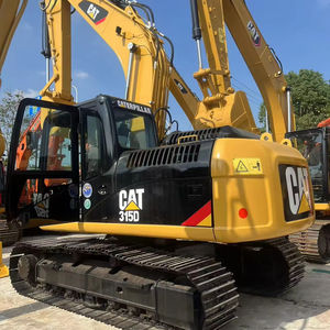 Excavatrice Caterpillar CAT 315D d'occasion à vendre 15 tonnes, poids en état de fonctionnement, faible durée de fonctionnement importée à vendre à Shanghai - Product Image 1