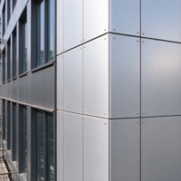 Panneau composite en aluminium de luxe avec revêtement PVDF, ignifuge et écologique, pour les façades d'hôtels, de centres commerciaux, de bureaux, d'immeubles, d'appartements et d'entrepôts