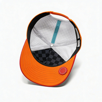 Casquette perforée à 5 panneaux avec perforations laser personnalisées, logo brodé 3D, séchage rapide, casquette de sport, casquette de golf, casquette respirante, vente en gros