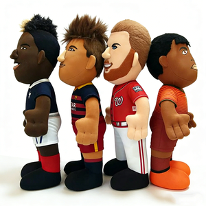 Juego personalizado de 4 muñecos de peluche de jugadores deportivos: Francia, Barcelona, MLB de Washington, Portugal CR7 fútbol - Product Image 1