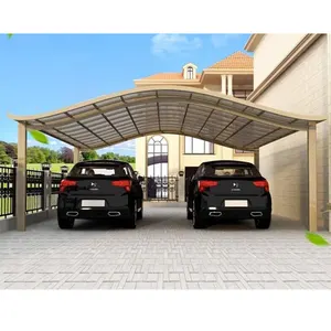 Personalización al aire libre 2 Car Shed Car Parking Aluminio para Car Parking Carport Cover