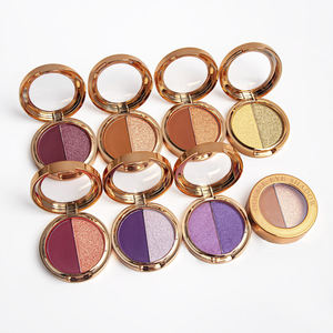 Maquillage à haute teneur en pigments Ombre à paupières vegan imperméable à l'eau Poudre pressée de marque privée Palette unique d'ombres à paupières mates scintillantes - Product Image 1