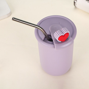 Copo Térmico Criativo de Aço Inoxidável TY RTS de 460ml, Caneca a Vácuo com Design de Boneco de Desenho Animado, Copo de Leite para Adultos com Tampa, Isolamento Térmico Quente/Frio - Product Image 4