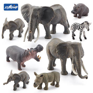 Zhiqu Toys - Juego <span class=keywords><strong>de</strong></span> Modelos <span class=keywords><strong>de</strong></span> <span class=keywords><strong>Animales</strong></span> Salvajes Africanos Realistas Unisex <span class=keywords><strong>de</strong></span> Resina <span class=keywords><strong>de</strong></span> PVC Sólido a Escala 1/12, Incluye Tigre y Dinosaurio, Decoración para Niños - Product Image 6