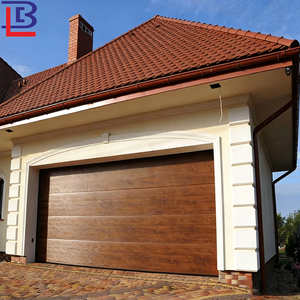 Fabricant projet d'appartement automatique grande <span class=keywords><strong>porte</strong></span> de garage <span class=keywords><strong>sectionnelle</strong></span> à rabat motorisée en acier à levage automatique - Product Image 1