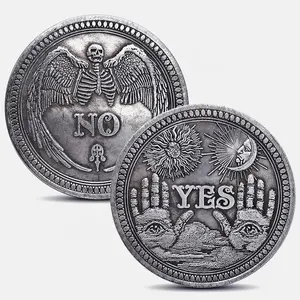 Collection Art Craft Yes Or No Commemorative Coin Souvenir Challenge Collectible Coins