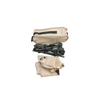 Chaise de camping portable moderne à cadre carré en fer - Pliable et légère pour le camping et les pique-niques