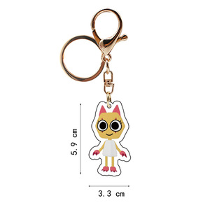 Llavero Acrílico Personalizado al por Mayor de Dandy's World, Diseño de Dibujos Animados Impreso con UV, Souvenir de Plástico Moderno para Cumpleaños de Amigos - Product Image 3