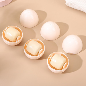 Egg Shaped Washable Lint Roller Reusable Portable Clothes Cleaner Compact Design With Dust Cover - Product Image 4