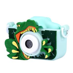 2024 nouveaux produits 48m HD double objectif <span class=keywords><strong>kawai</strong></span> dinosaure enfants caméra vert bleu garçon fille cadeau d'anniversaire cadeau de noël Mini caméra - Product Image 1