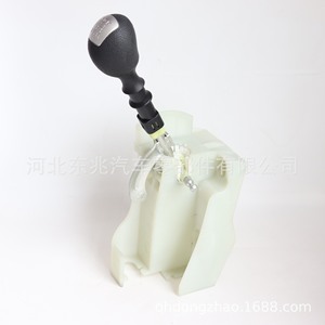 Iveco Assembly <b>Shift</b> <b>Knob</b> Leather Gear Lever Ergonomic Handle DZ14Q2 Matte Black Car Fitment - Product Image 3