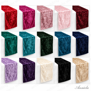 ANNIELU 2026 Falda <span class=keywords><strong>de</strong></span> <span class=keywords><strong>Mesa</strong></span> <span class=keywords><strong>de</strong></span> Terciopelo Verde Esmeralda para Navidad, <span class=keywords><strong>Camino</strong></span> <span class=keywords><strong>de</strong></span> <span class=keywords><strong>Mesa</strong></span> Rojo Borgoña para Decoración <span class=keywords><strong>de</strong></span> <span class=keywords><strong>Mesa</strong></span> en Banquetes, Bodas y Fiestas - Product Image 2