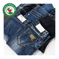 Celana panjang pria Korea Thrift pakaian bekas pakaian tangan kedua Bales bermerek digunakan Jin ditumpuk pakaian Jeans Bale