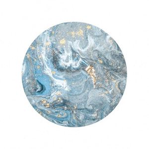 Sous-verre en caoutchouc naturel à motif marbré, isolant thermique, antidérapant, pour la protection des tasses à thé/café, pour la maison - Product Image 1
