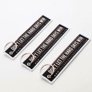 Porte-clés brodé personnalisé avec citation inspirante pour les collectes de fonds des organisations caritatives et les événements de sensibilisation à la santé mentale - Product Image 1
