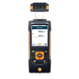Testo 440 Instrument de mesure multifonctionnel Anémomètre Température Humidité Luminosité Manomètre - Product Image 2
