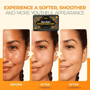 <span class=keywords><strong>Savon</strong></span> noir africain Luxfume avec beurre de karité, nourrit et adoucit la <span class=keywords><strong>peau</strong></span>, nettoie en profondeur les pores, contrô<span class=keywords><strong>le</strong></span> <span class=keywords><strong>le</strong></span> sébum, végétalien - Product Image 5