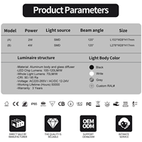 Projecteurs LED Muraux Extérieurs Étanche 12V Basse Tension Haute Luminosité 2700K-6000K pour Murs de Soutènement (OEM & ODM)