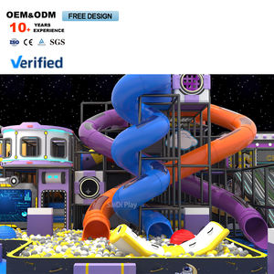 Conception colorée enfants vilain château de terrain de jeu intérieur personnalisé enfants aire de jeu intérieure ensembles de jeu doux aire de jeu intérieure - Product Image 2