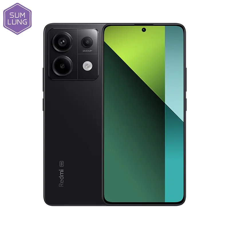 Küresel sürüm Xiaomi Redmi not 13 Pro 5G Smartphone Snapdragon 7s Gen 2 200MP OIS kamera 67W Turbo şarj 120Hz AMOLED NFC