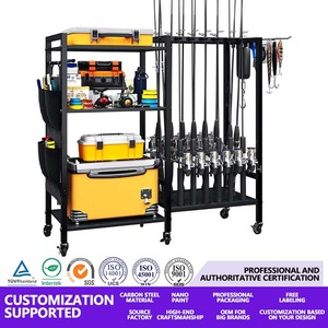 Aangepaste koolstofstalen hengelhouder <span class=keywords><strong>trolley</strong></span> 360 graden verstelbaar zwaarlast grondspie 1 jaar garantie OEM ODM rechtstreeks van de fabriek - Product Image 1