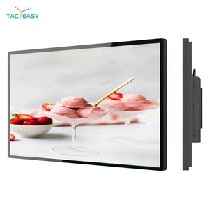 Pantalla de Menú de 32/43/49/55 Pulgadas, Android 11/Windows, Intel <span class=keywords><strong>Ops</strong></span>, Señalización Comercial, Pantalla de Pared para Interiores - Product Image 1