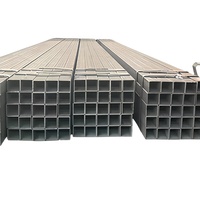 Tube rectangulaire RHS, tube en acier rectangulaire, section creuse en acier Q235B SS400 pour la construction de charpentes et de bâtiments
