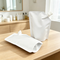 Pochette à bec verseur personnalisable et résistante à l'humidité pour l'emballage de lessive en poudre, idéale pour le reconditionnement de détergent