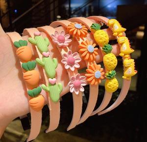 Diademas Infantiles de Dibujos Animados con Cubierta de Tela y Dientes, Aro Acrílico para el Cabello, Accesorios Lindos para Niñas Pequeñas - Product Image 5