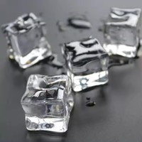 Cubes de glace décoratifs en acrylique transparent pour la décoration de la maison, centre de table de mariage, remplissage de vases, photographie