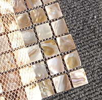 Tuiles de mosaïque autocollantes à motifs en coquillages naturels, carreaux muraux écologiques pour la décoration de fond de maison