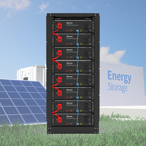 Solution de stockage d'énergie Erhtwone ESS 60 kW, batteries Lifepo4 51,2 V 100 Ah, <span class=keywords><strong>8</strong></span> unités en parallèle, batterie de montage en rack 800 Ah pour la maison - Product Image 2