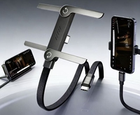 Kabel Data Tipe C 240W Super Fast Charging Holder untuk Pengisian Daya IPhone17, Smartphone Android, dan Tablet, Original