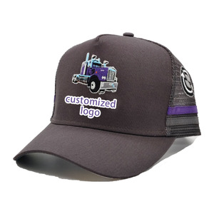Bordado personalizado e impresión sublimada en la gorra <span class=keywords><strong>de</strong></span> camionero delantera e inferior con malla transpirable y cómoda - Product Image 2
