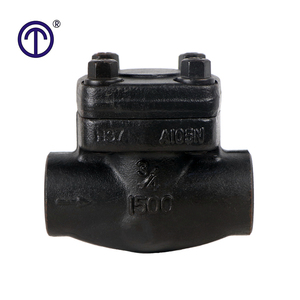 Nhiệt độ cao NPT Threaded End Hướng dẫn sử dụng giả mạo thép A105 Swing kiểm tra van với áp lực 800wog - Product Image 4