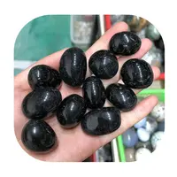 Bulk Großhandel 20-30mm hochwertige Kristalle Heilung Edelstein natürlichen schwarzen Turmalin getrommelt Steine zum Verkauf
