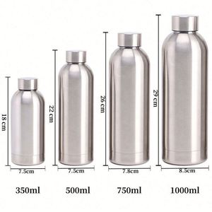 Custom Logo 500ml Drink Bottle 304 Stainless Steel Double Wall Vaccum Flask Thermal <b>Rubber</b> Paint <b>Matte</b> Sports Water Bottle - Product Image 4