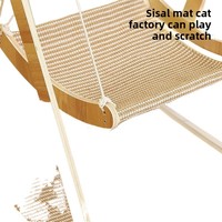 Neues Katzenbett aus Polyester im niedlichen Stil: Katzenbaum-Hängematte, Katzenwippe, Haustierschaukel, doppellagiges Ganzjahres-Haustierbett