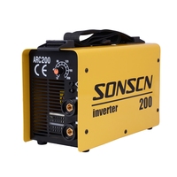 Nouvelle mini soudeuse à arc MMA à inverseur IGBT à moteur CC 6,6 kW, efficacité 85 %, courant d'arc 0-250 A, cycle de service 60 %