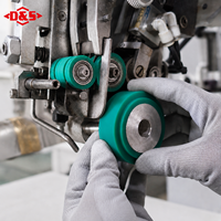 Rouleau de pression D&S (2 kg) pour machines de thermosoudage à air chaud - pour les industries du vêtement et de la fabrication