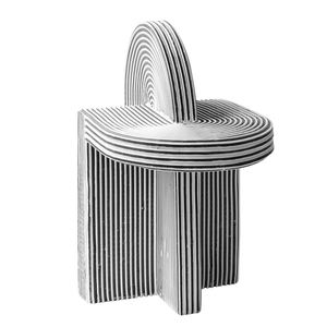 Statue d'arche de créateur, rayures noires et blanches, ornements de table créatifs minimalistes pour la maison - Product Image 5