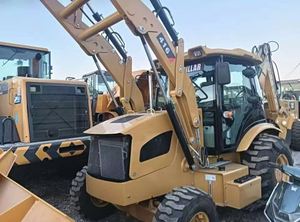 Used <b>CAT</b> 416 Backhoe Loader Caterpillar 416 <b>Wheel</b> Loader Frontal Loader Digging Bucket Construction Excavator CE Certified - Product Image 3