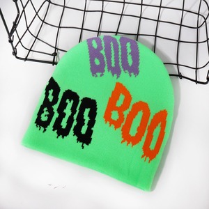 Fabricante de gorros Logotipo personalizado Texto en negrita Moda y moda para adolescentes Tejido Y2k Beanie Top redondo sin pliegues Sombreros de invierno - Product Image 5