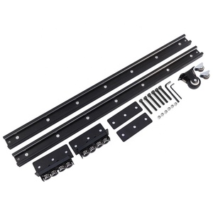 Table à manger extensible et pliable en alliage d'aluminium Core <span class=keywords><strong>GN13</strong></span> avec rails coulissants, mécanisme d'ouverture central, design gain de place - Product Image 5