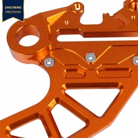 Protection de disque de frein arrière en aluminium CNC usiné, protection d'étrier pour moto tout-terrain, orange, amélioration / Husqvarna, taille personnalisable, Beach